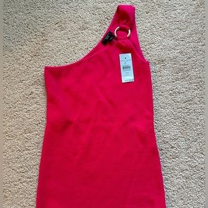 Ann Taylor One Shoulder Knit Top